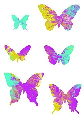 Schablone Kunststoffschablone Schmetterlinge für Acrylmalerei und mehr - wiederverwendbar -