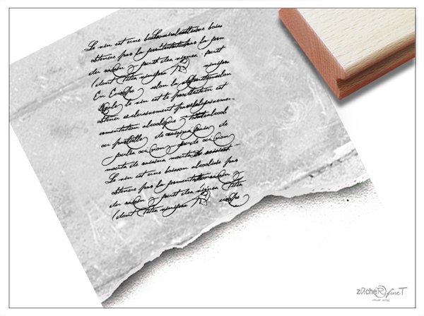 Stempel - Handschrift - Hintergrundstempel Schrift