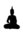 Schablone"Buddha 1" -Scrapbooking/Motivschablone für Acrylmalerei und mehr - siehe Musterfotos