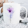 Kaffeetasse - Aquarellblüte be unique