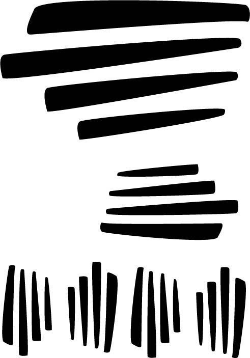 Schablone "Dekomuster" -Motivschablone mit Muster - Airbrusschablone - Scrapbookingschablone
