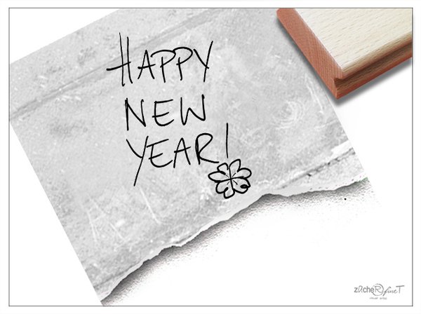 Textstempel Schriftstempel - HAPPY NEW YEAR!