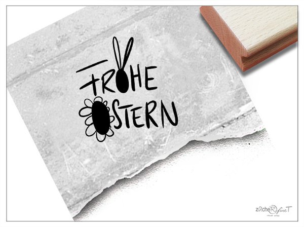 Stempel Frohe Ostern - Osterstempel